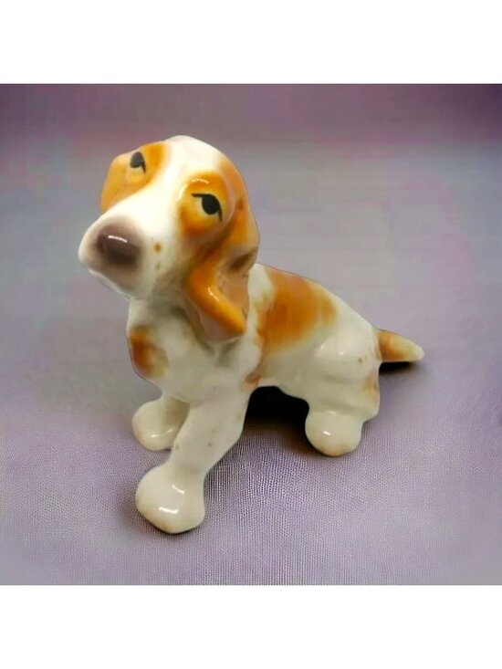 Goldcrest Ceramics Other - Vintage springer cocker spaniel figurine stamped Goldcrest Ceramic Corp 5" dog